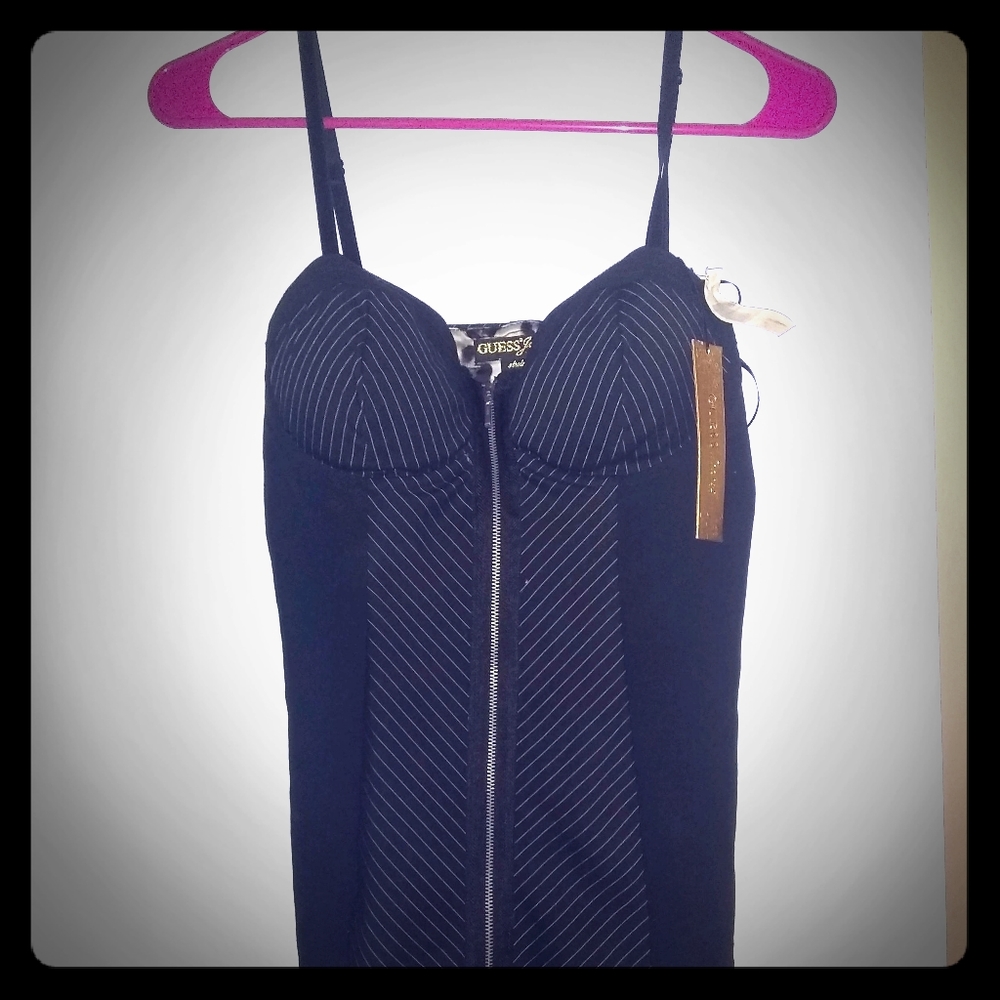 Brand New Guess pin stripe dress